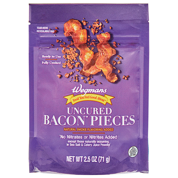 Wegmans Uncured Bacon Pieces 3 oz