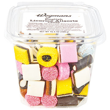 Wegmans English Licorice Allsorts Candy 15.5 Oz
