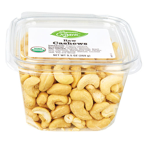 Wegmans Organic Raw Cashews 9.5 Oz