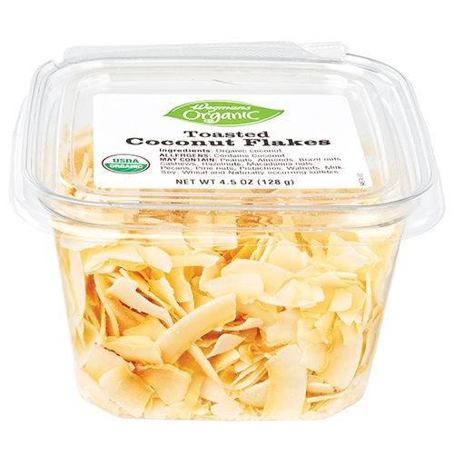 Wegmans Organic Toasted Coconut Flakes 4.5 Oz