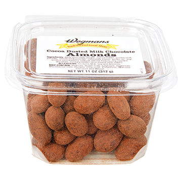Wegmans Cocoa Dusted Milk Chocolate Almonds