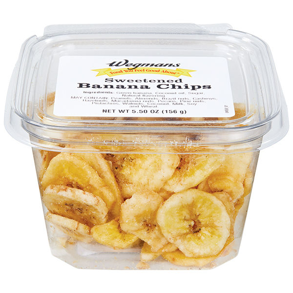 Wegmans Sweetened Banana Chips 7 Oz