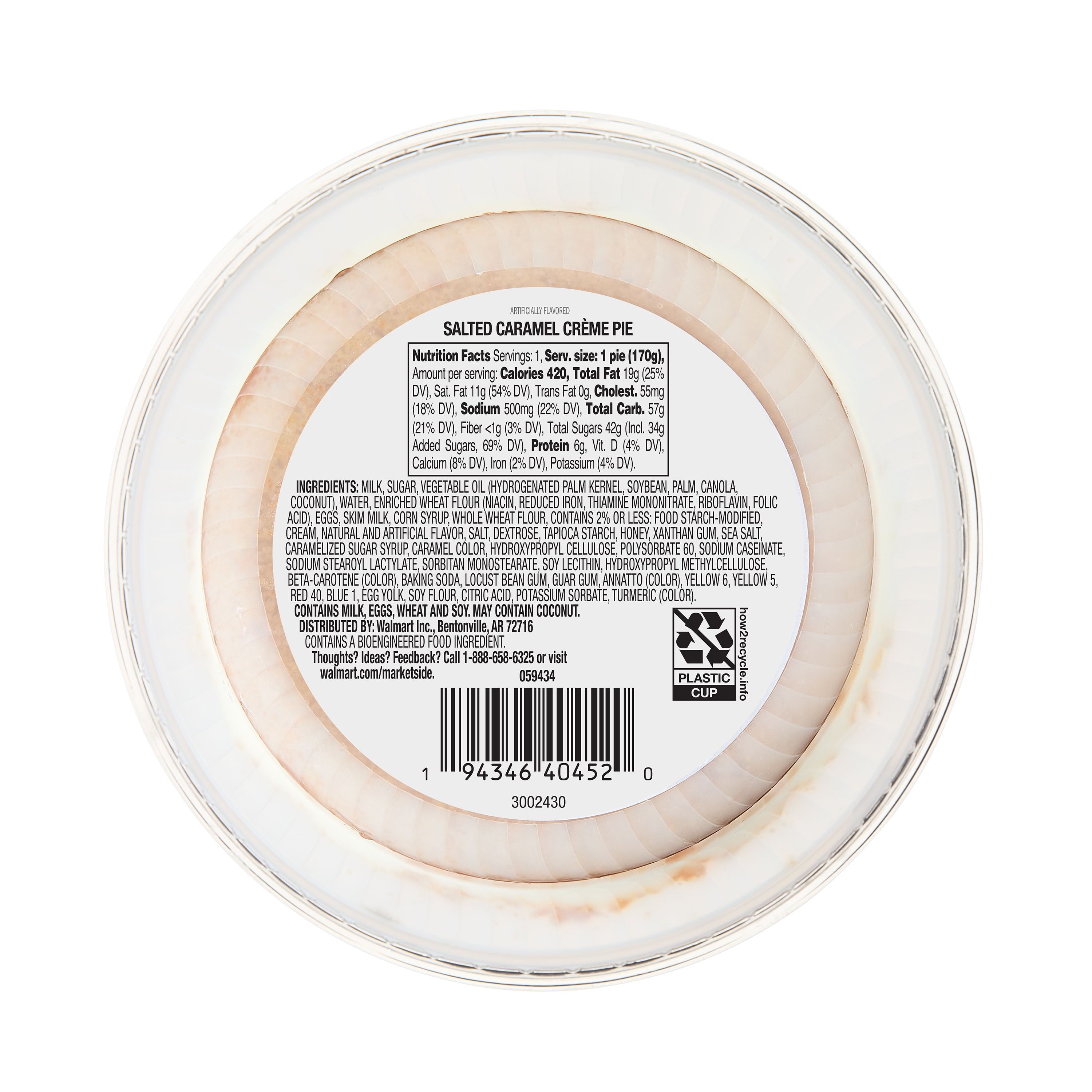 Mini Salted Caramel Creme Pie 6 Oz Marketside