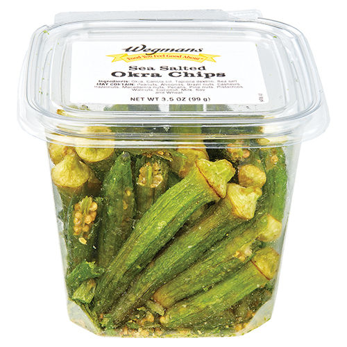 Wegmans Sea Salted Okra Chips 3.5 Ounce