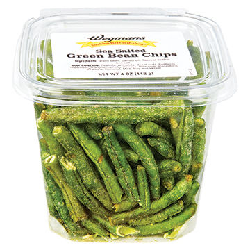Wegmans Sea Salted Green Bean Chips 1 Lb