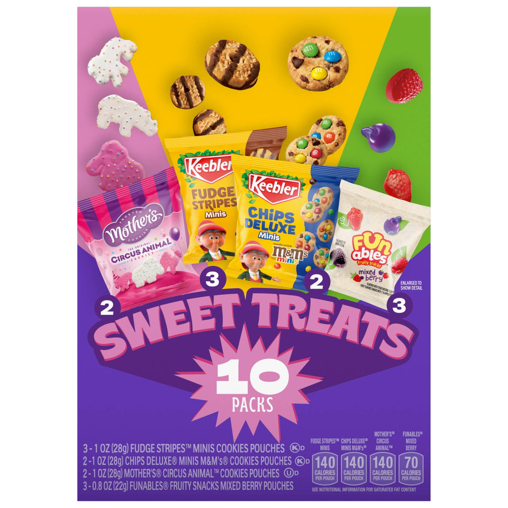 Sweet Treat Variety Pack 9.4 Oz 10 Count Keebler