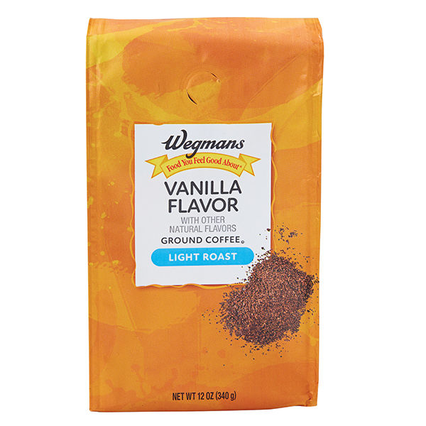 Wegmans Vanilla Flavor Ground Coffee 12 Oz