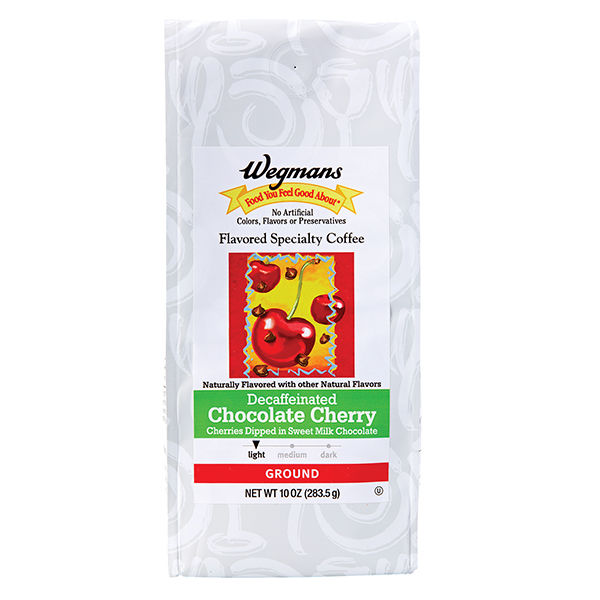 Wegmans Specialty Ground Coffee Chocolate Cherry Decaf 10 Oz