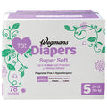 Wegmans Diapers Super Soft Size 5 78 Ct