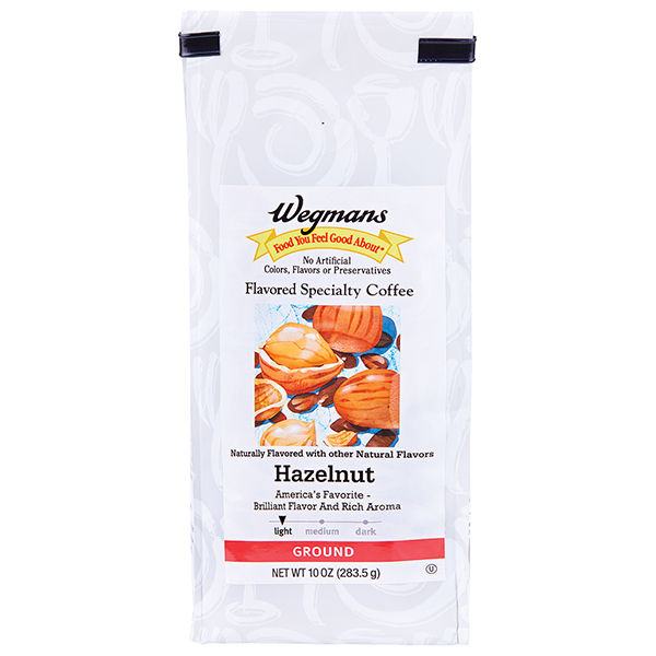 Wegmans Hazelnut Ground Coffee Specialty 10 Oz