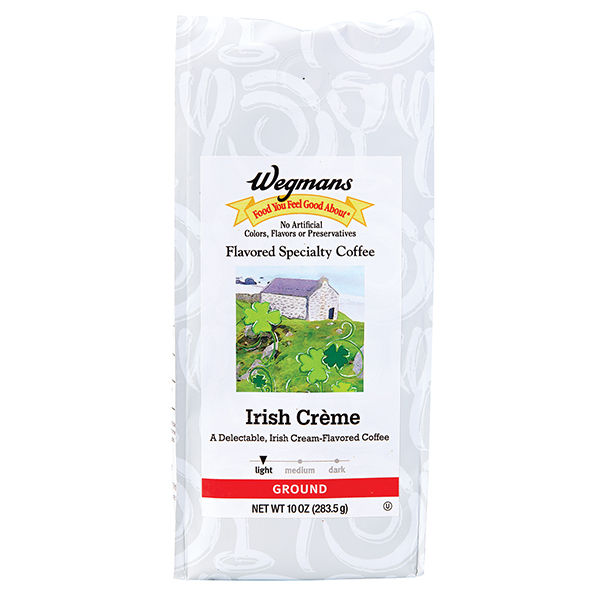 Wegmans Specialty Ground Coffee Irish Crème 10 Oz