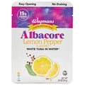 Wegmans Lemon Pepper Albacore White Tuna 2.6 Oz Pouch