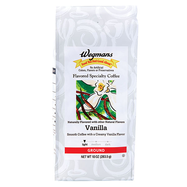 Wegmans Specialty Ground Coffee Vanilla 10 Oz