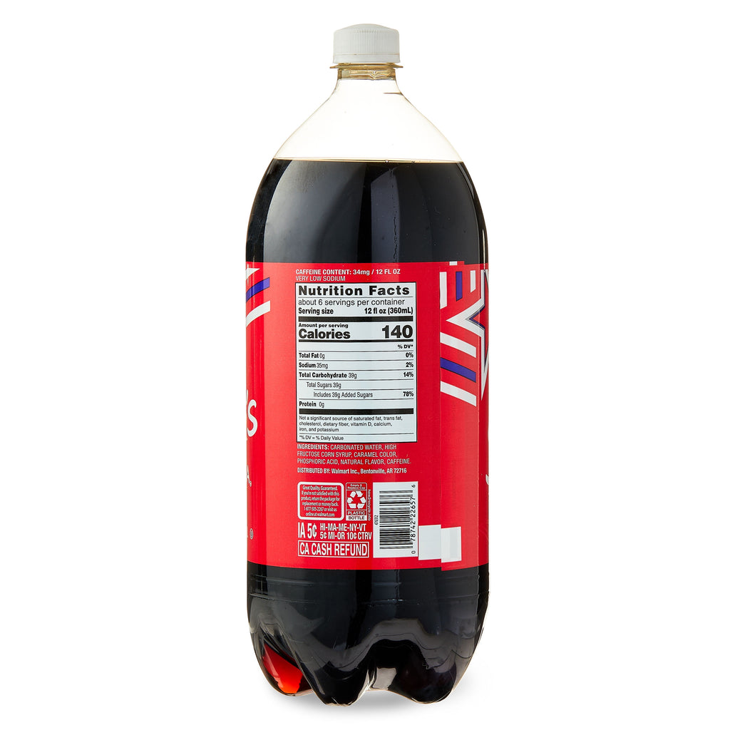 Sam's Choice Cola Soda Pop Bottle 2 L