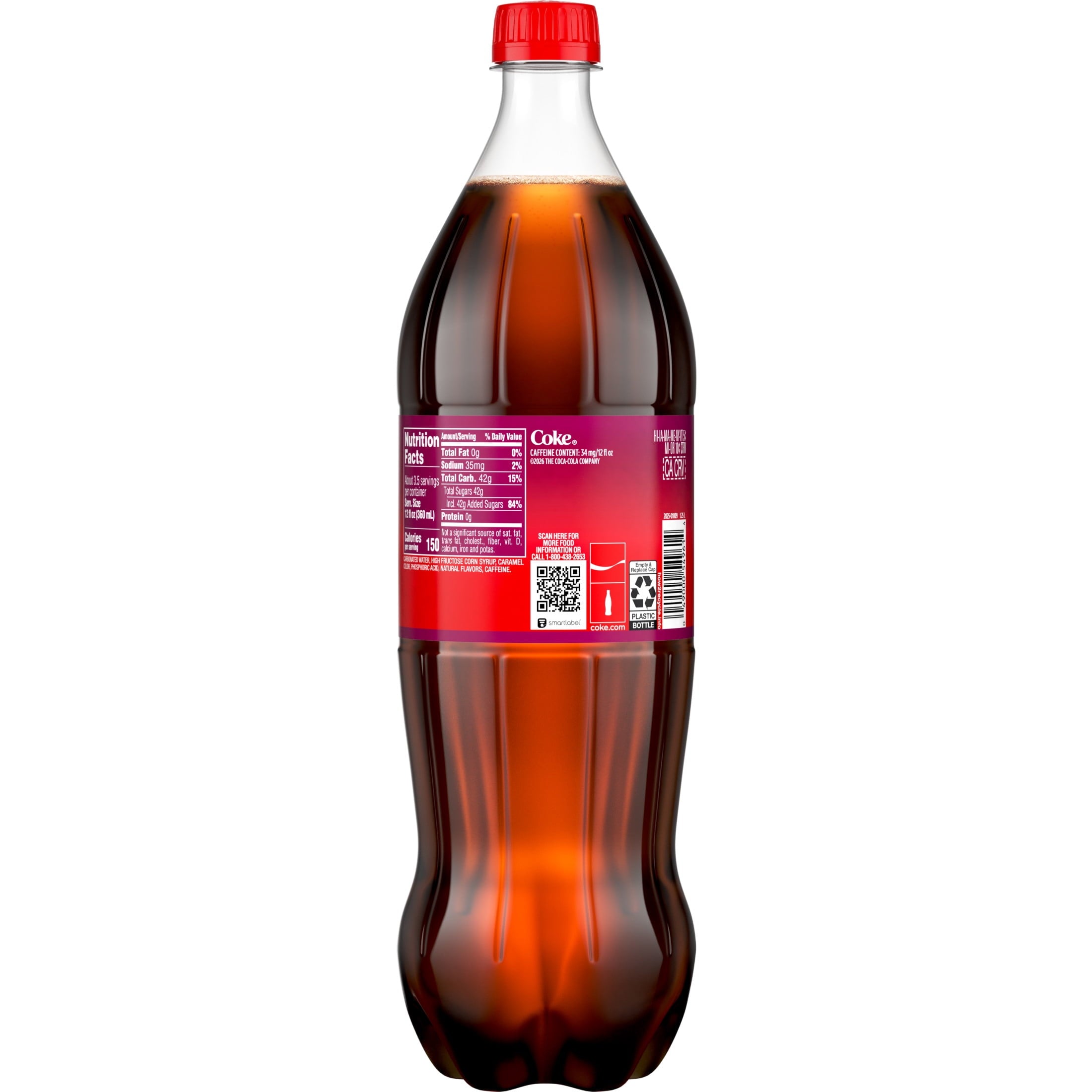 Cherry Soda Pop Bottle 1.25 Liters Coca-Cola
