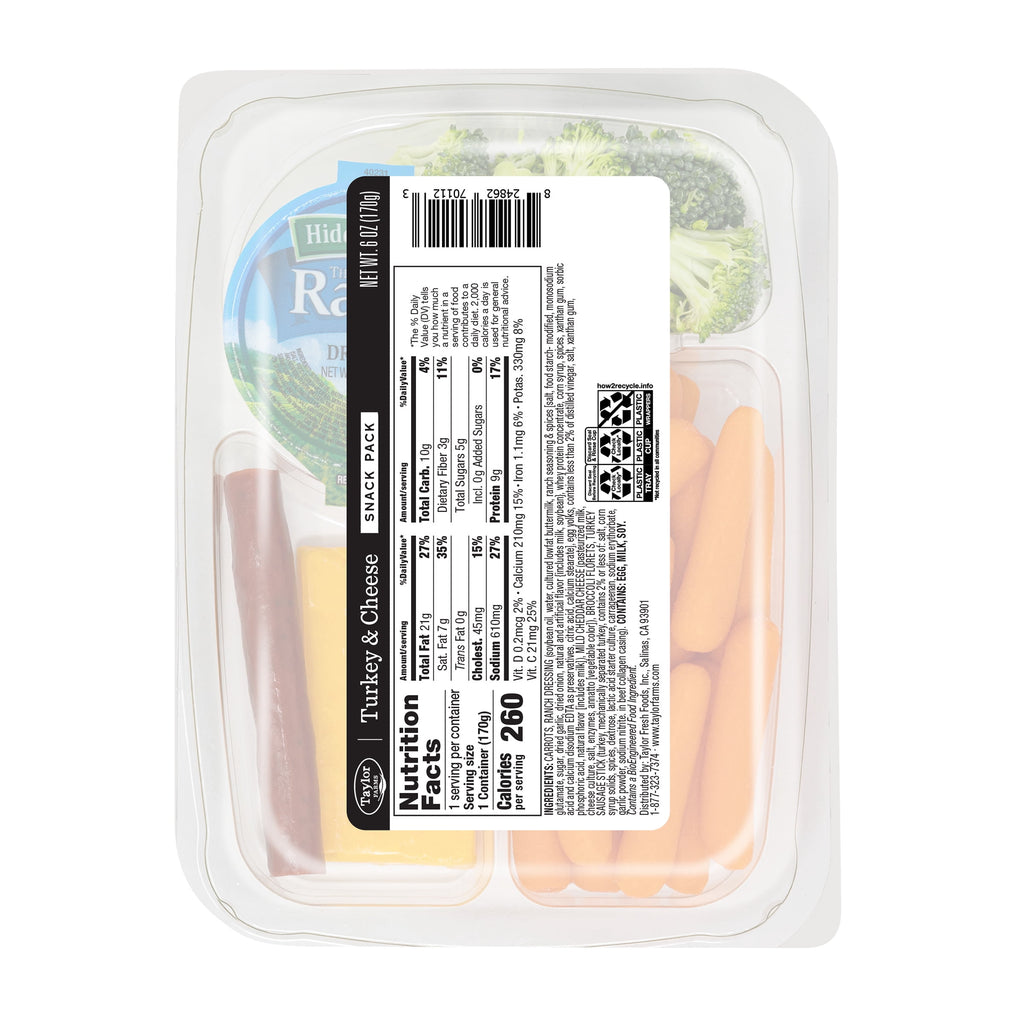 Turkey & Cheddar Snack Tray 6 Oz
