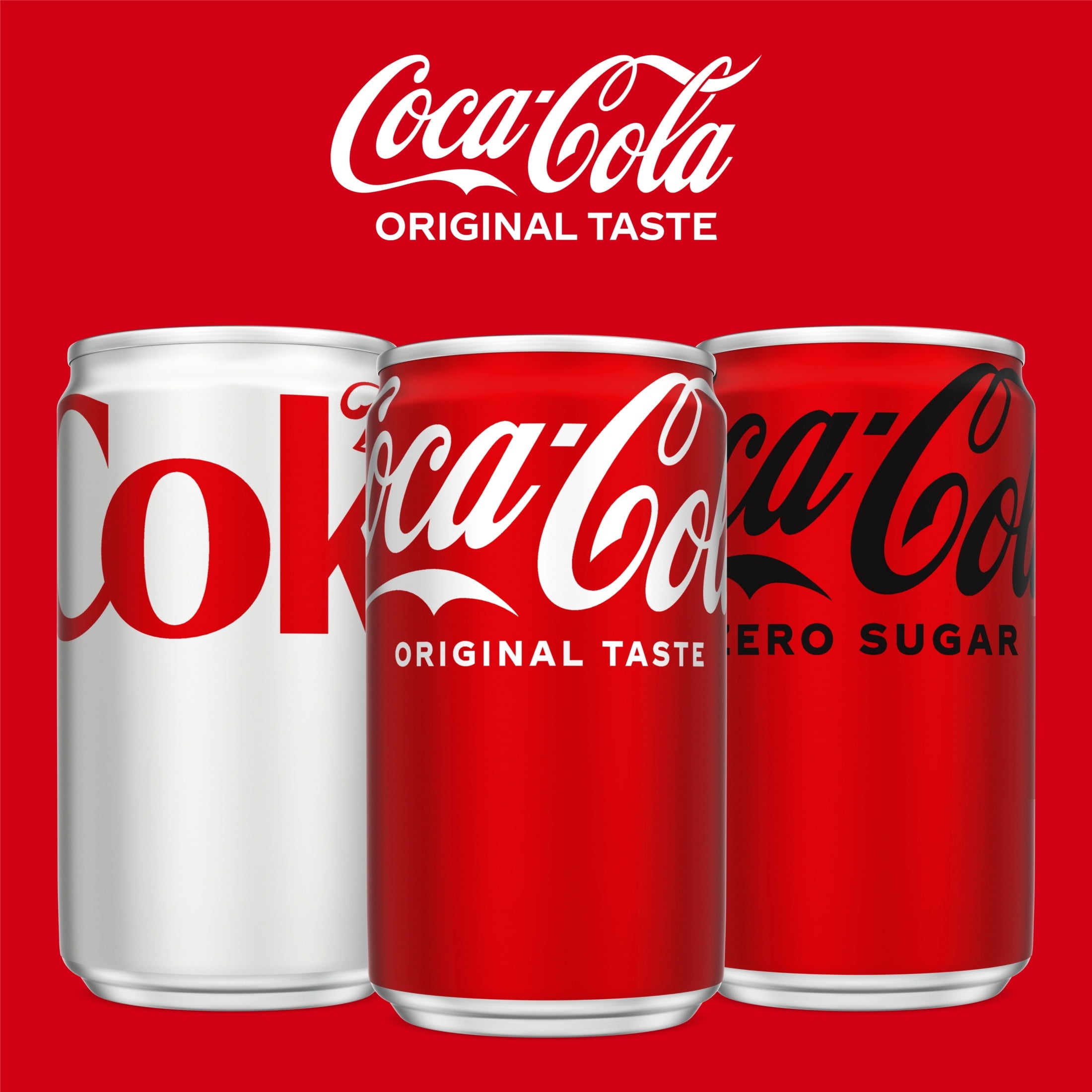 Soda Pop Fridge Pack Mini Cans 7.5 Fl Oz 10 Pack Coca-Cola