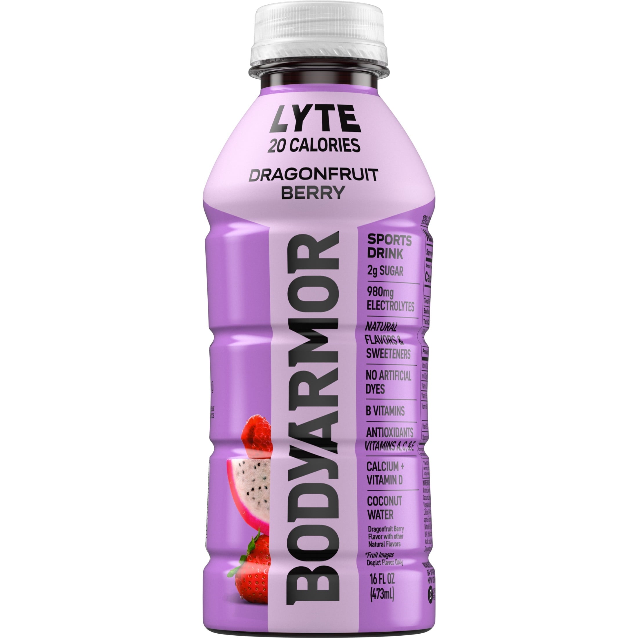 BODYARMOR Lyte Dragonfruit Berry Electrolyte Sports Drink 16 fl oz Bottle