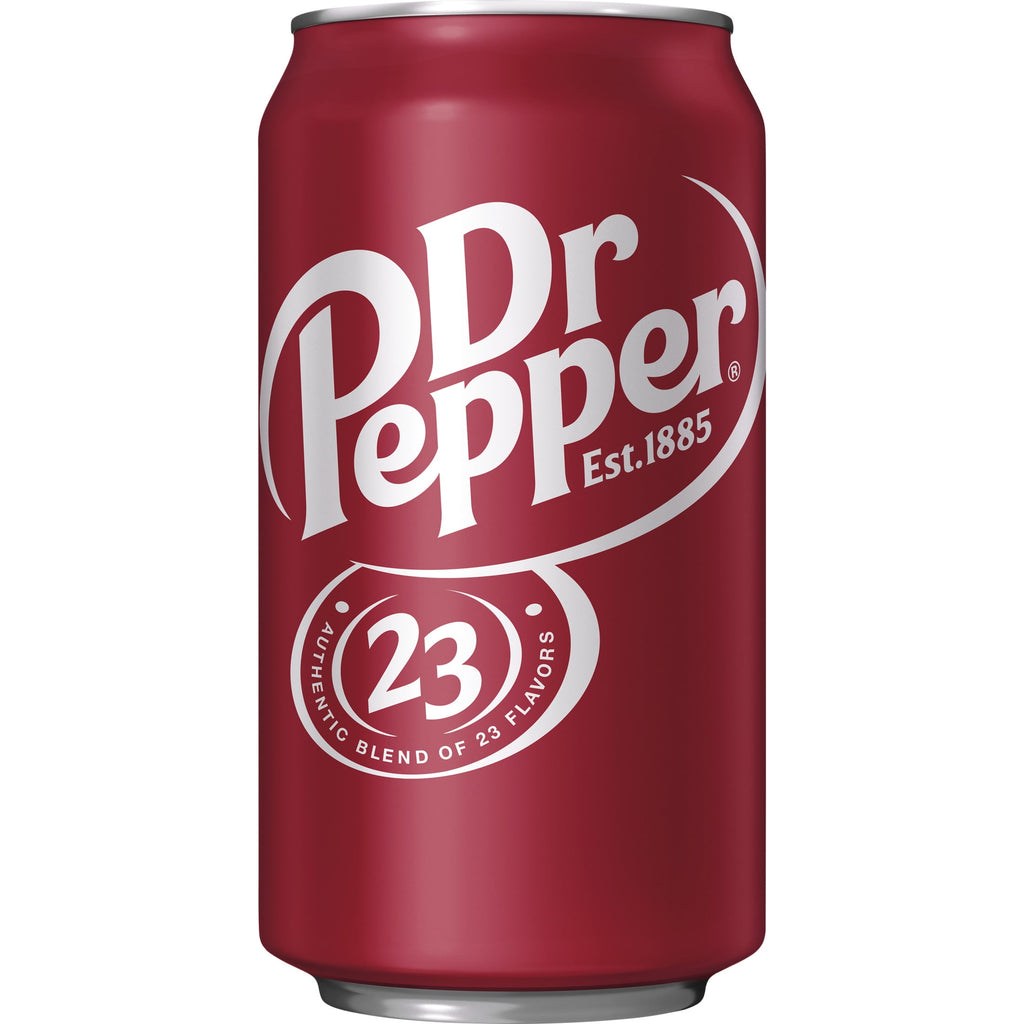 Dr Pepper Soda Pop Cans 12 Fl Oz 12 Pack