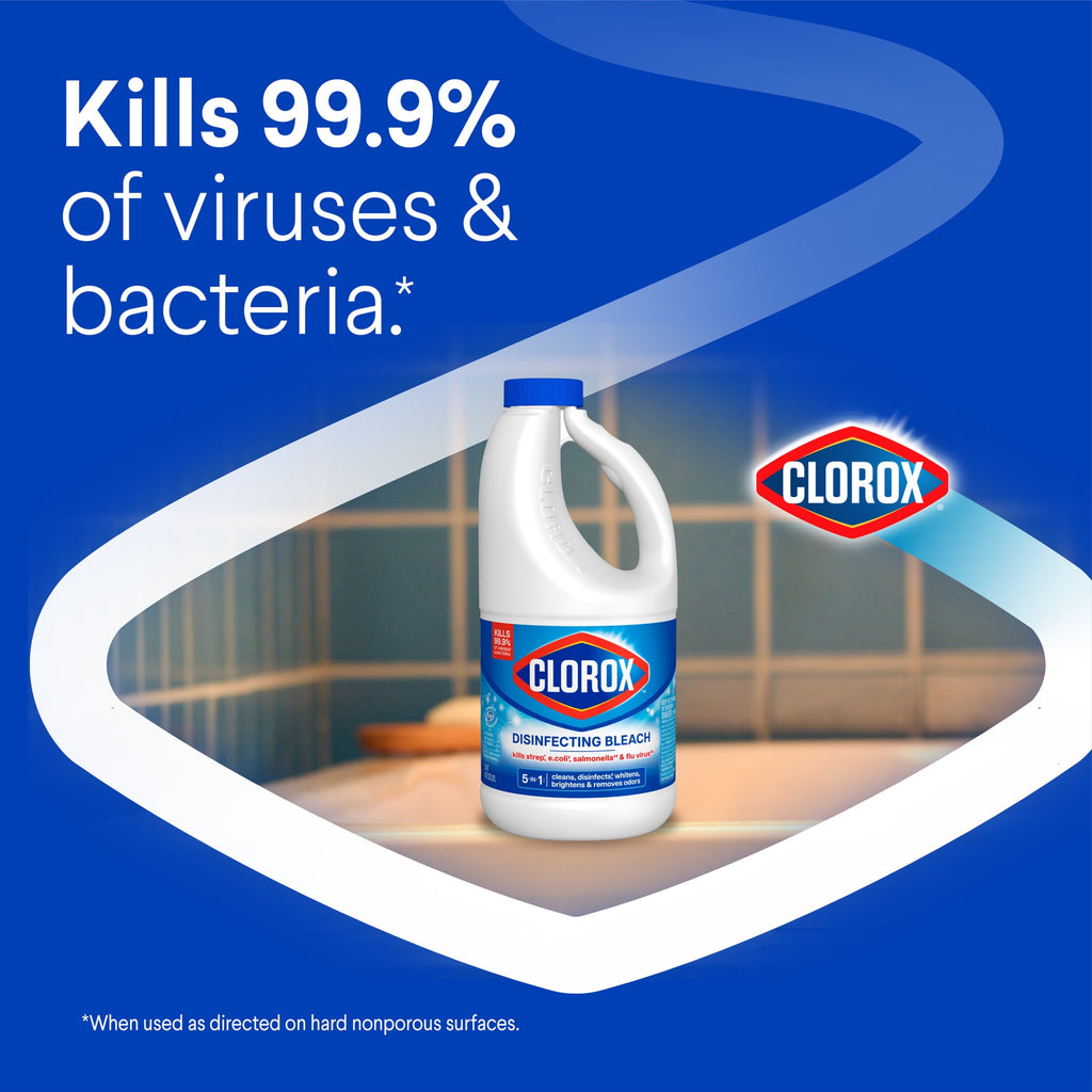 Clorox Disinfecting Liquid Bleach Cleaner Regular 43 fl oz
