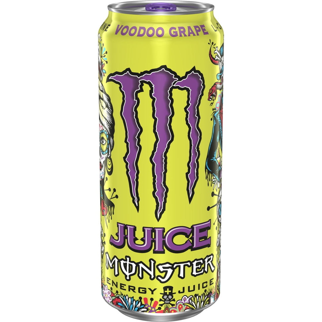 Monster Energy Juice Monster Voodoo Grape Juice Energy Drink 16 fl oz Single Can