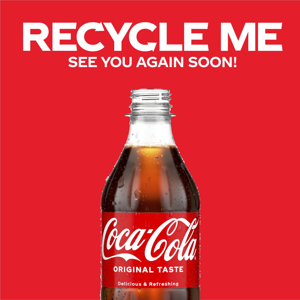 Soda Pop Bottles 16.9 Fl Oz 6 Pack Coca-Cola