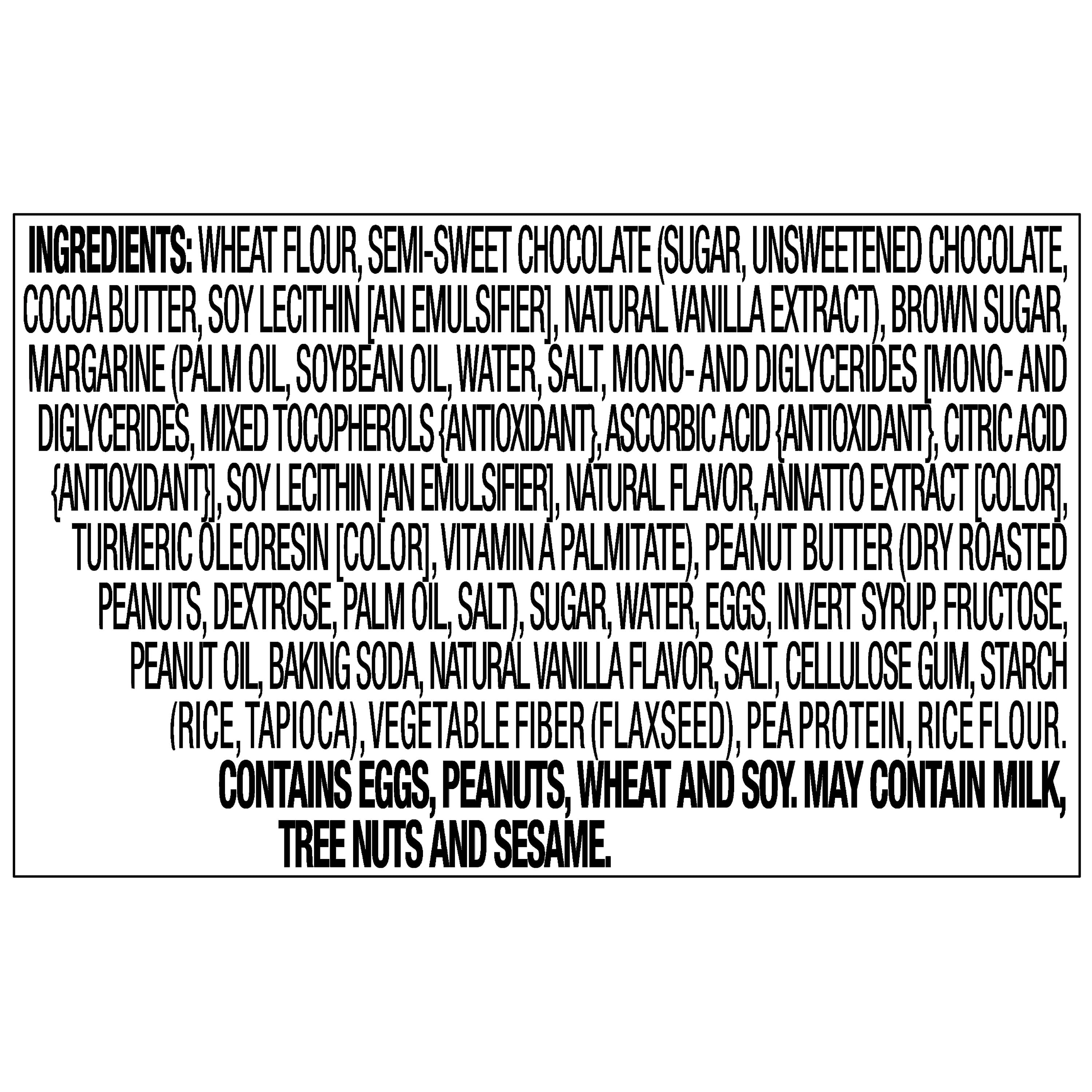 Mini Peanut Butter Chocolate Chip Baked Cookies 4 Oz 8 Count Marketside