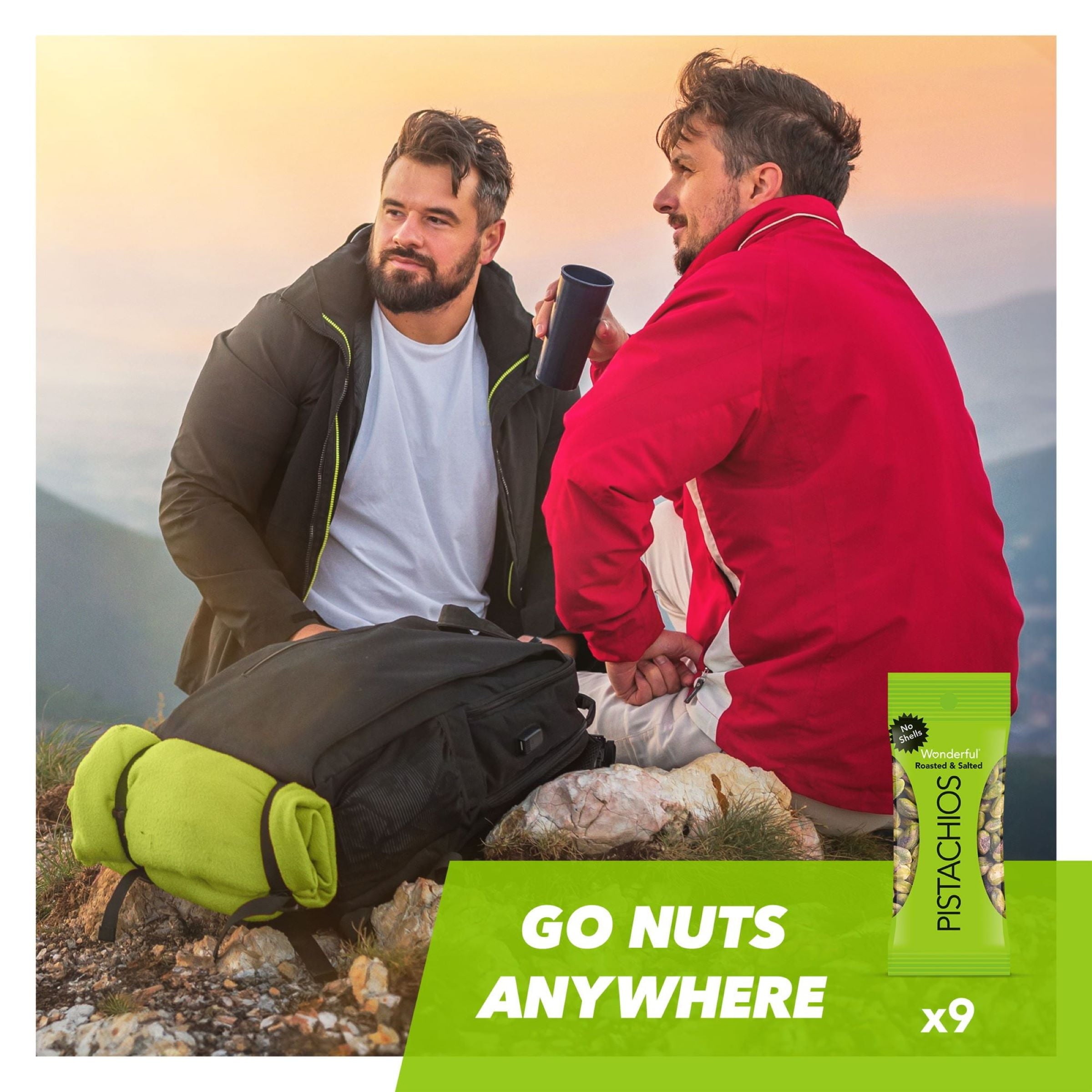 Roasted & Salted No Shells Pistachios 6.75 Oz 9 Count Wonderful