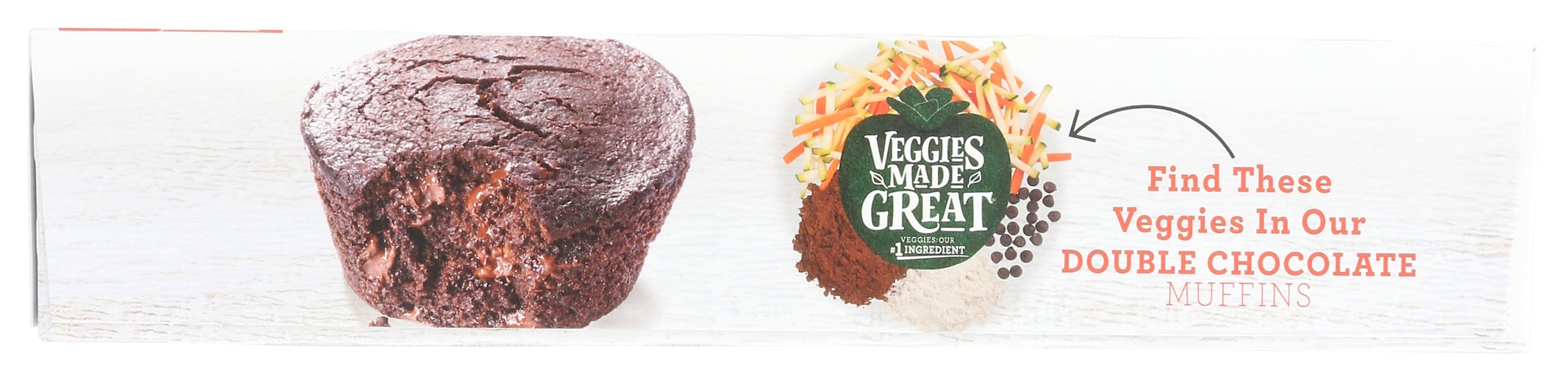 Double Chocolate Muffin 12 Oz 6 Count Veggies Made Great Frozen