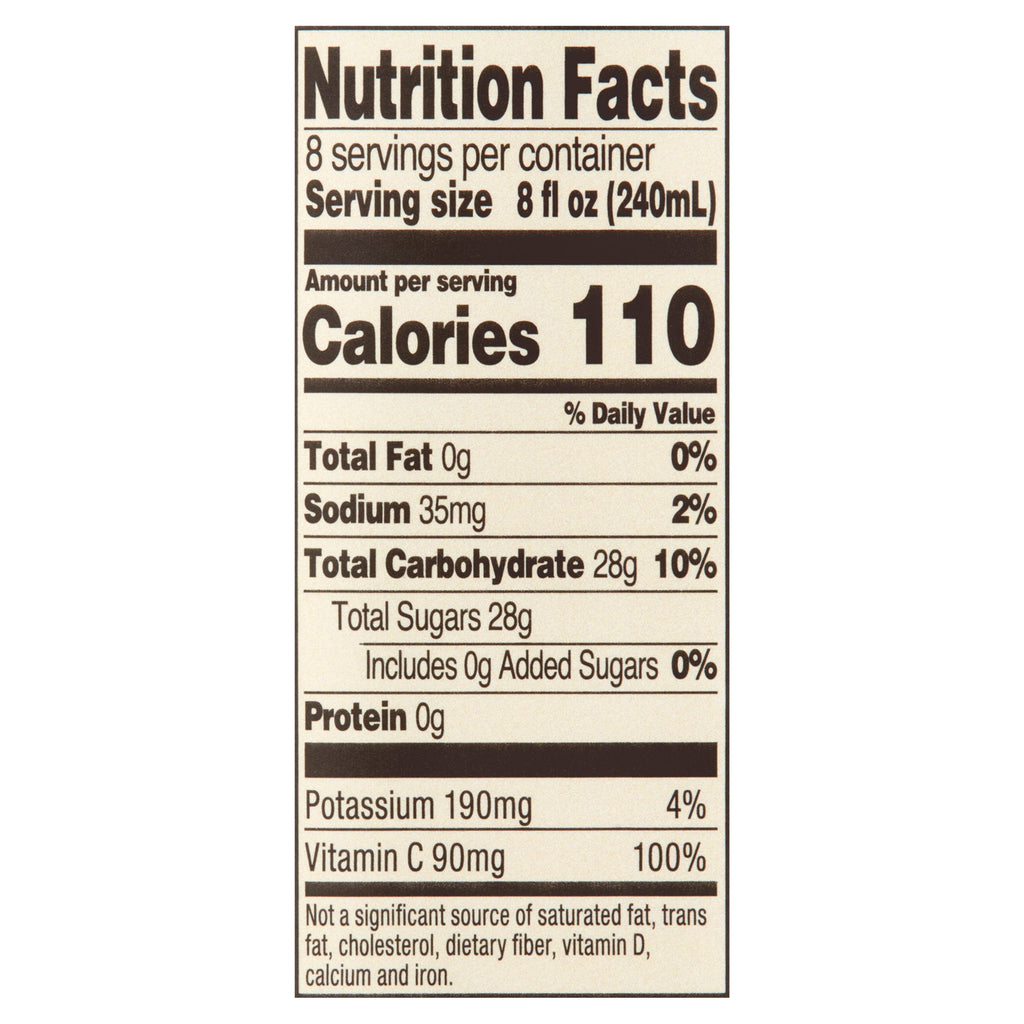 Great Value 100% Juice Cranberry Blend 64 fl oz Bottle