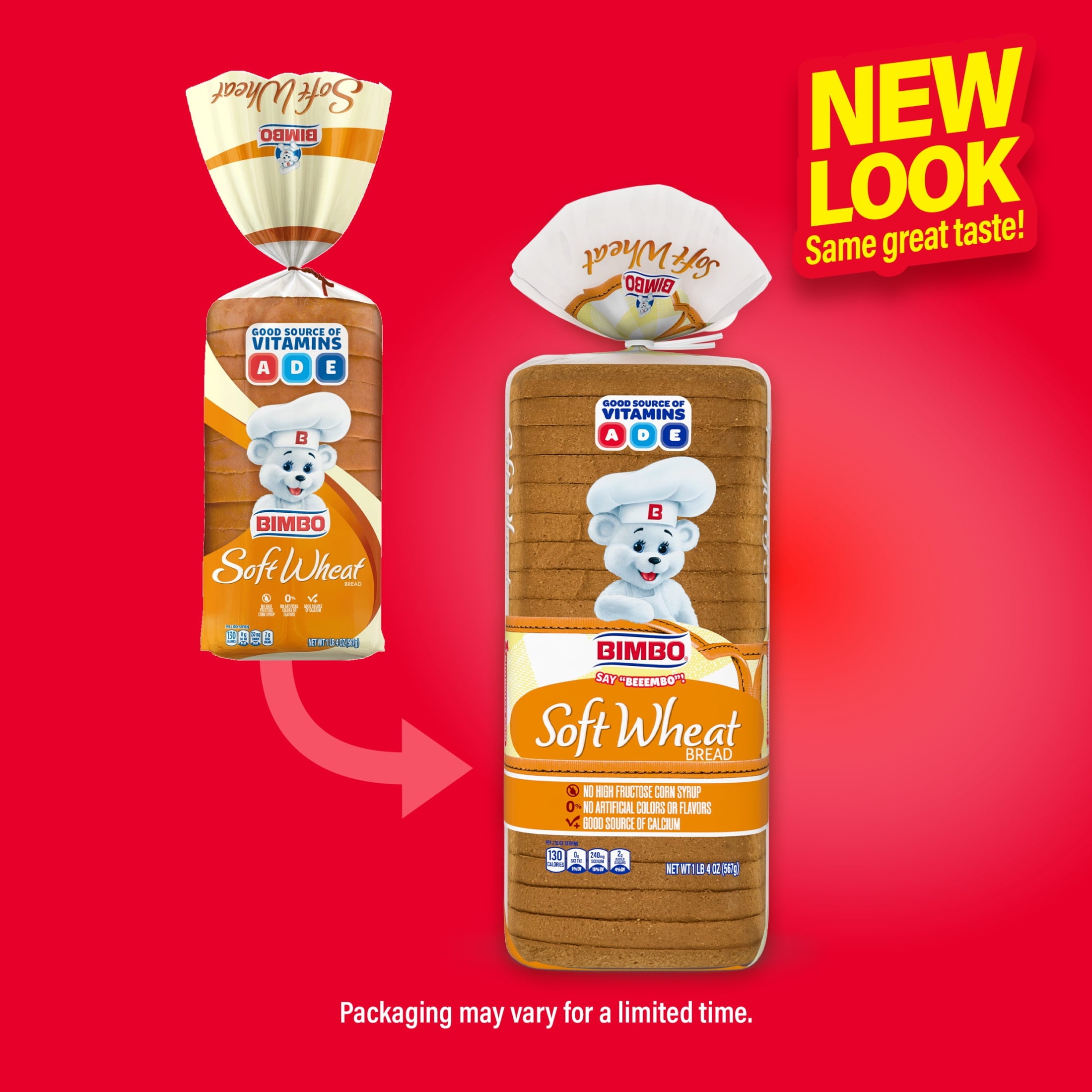 Wheat Bread 20 Oz Bag Bimbo