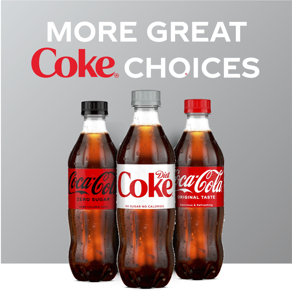 Soda Pop Bottles 16.9 Fl Oz 6 Pack Diet Coke
