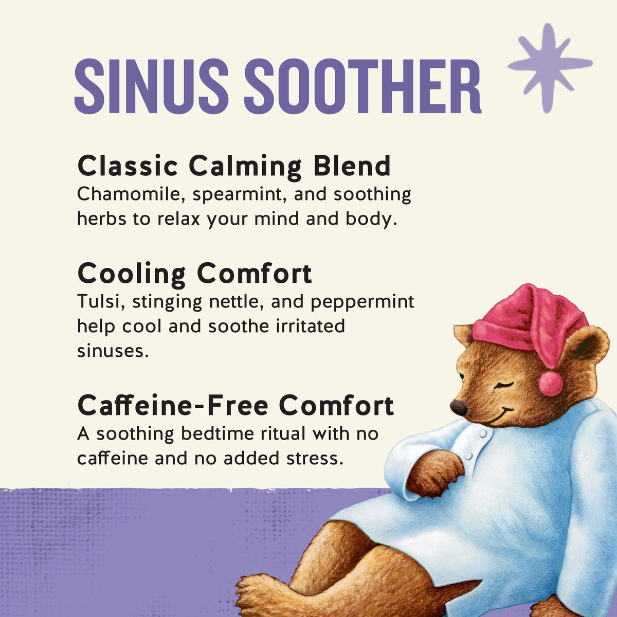 Celestial Seasonings Sleepytime Wellness Sinus Soother Caffeine-Free Herbal Tea Bags 1.2 oz 20 Count
