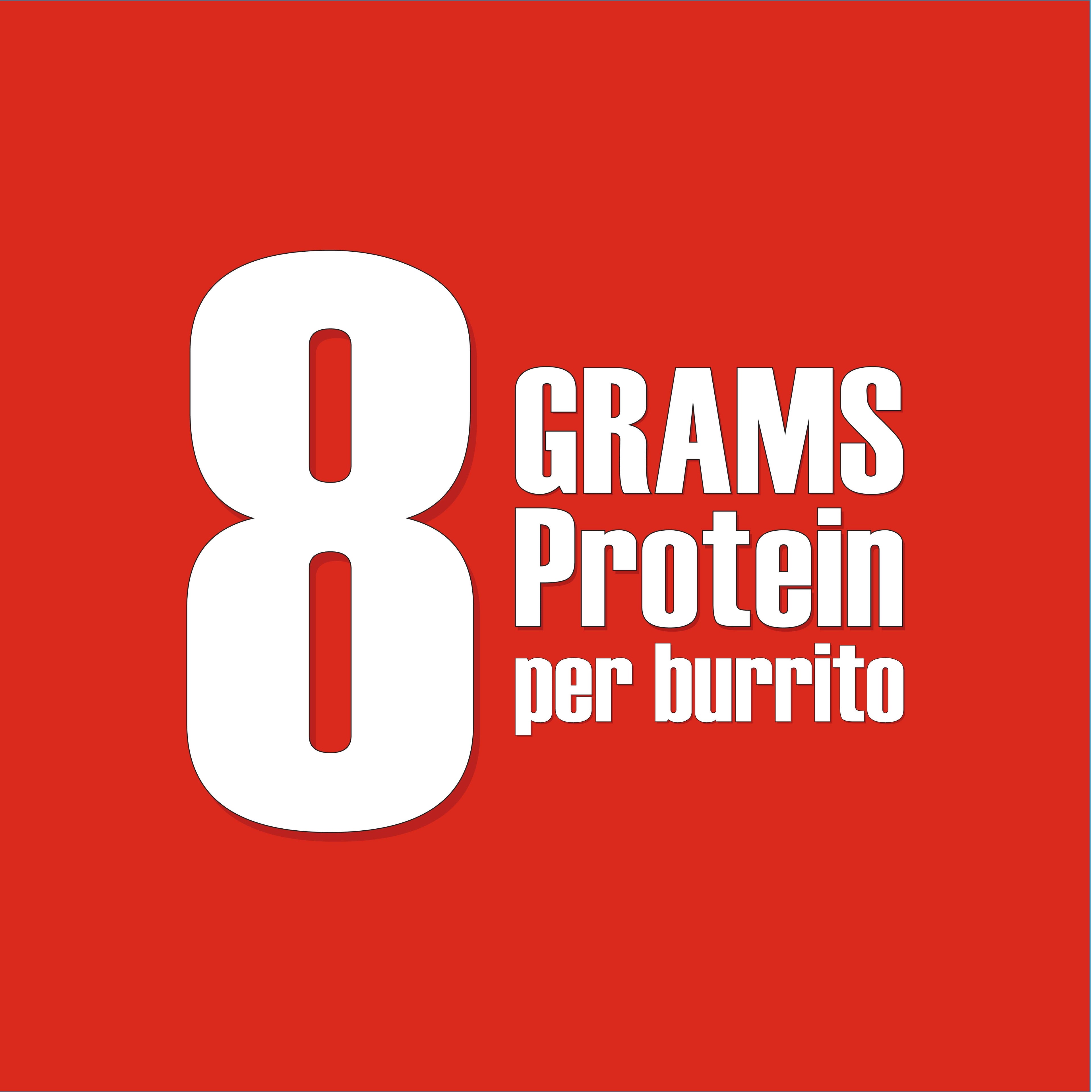 Great Value Beef & Bean Burritos Frozen 8 Count 32 Oz