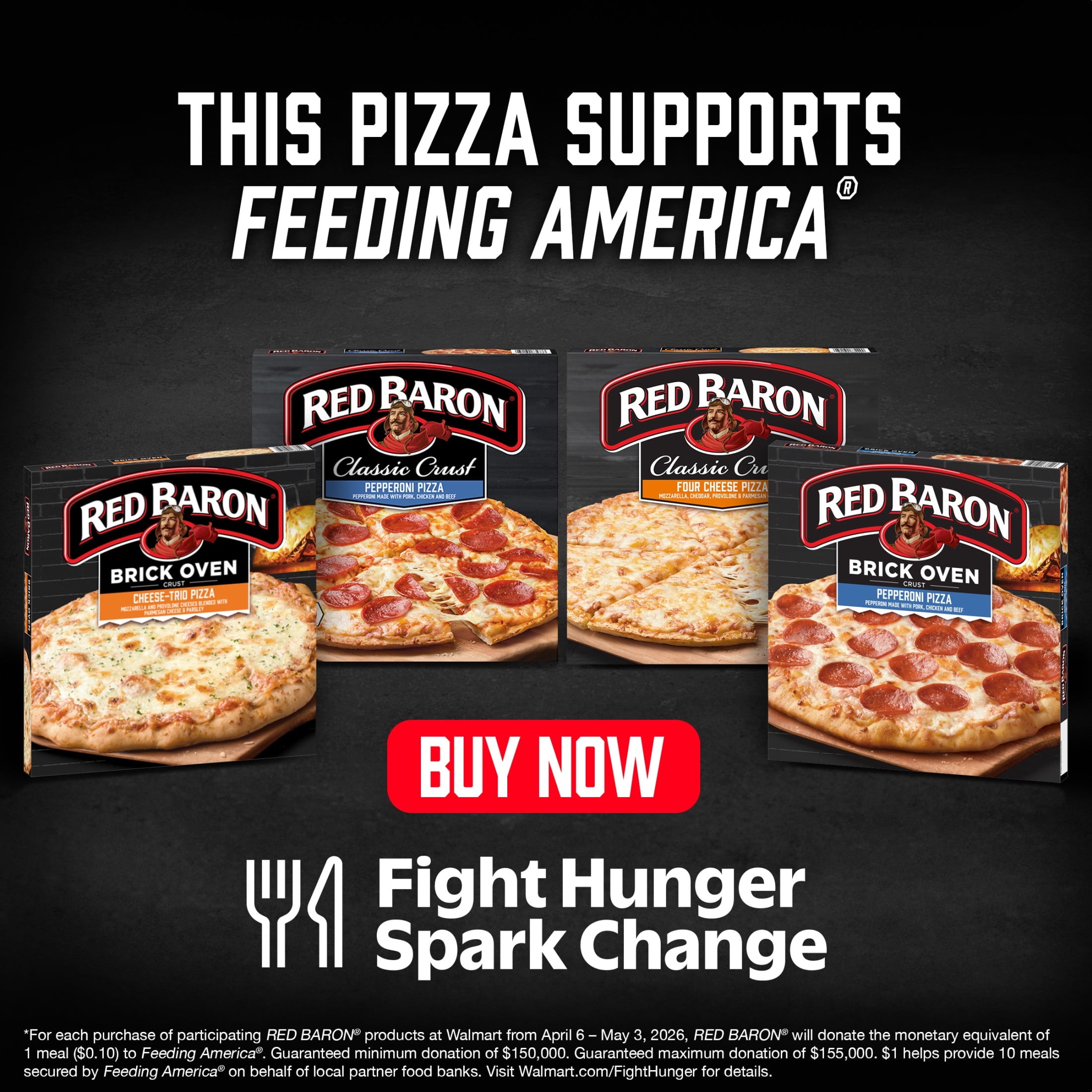 Red Baron Four Cheese Classic Crust Frozen Pizza 21.06 Oz