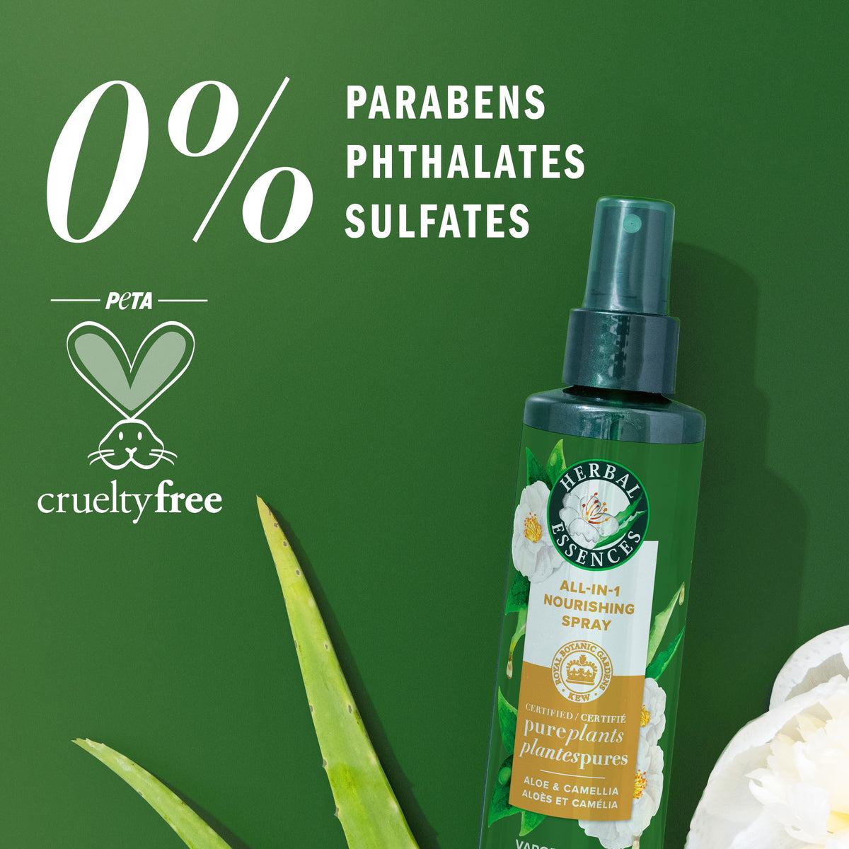 Herbal Essences All-in-1 Nourishing Spray with Aloe & Camellia Flower Oil 6 fl oz