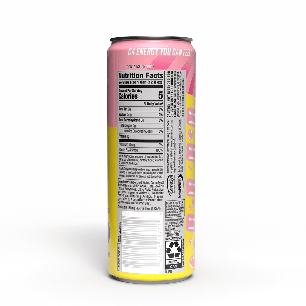 C4 Performance Energy Drink Jolly Rancher & Candy Variety Pack 12 fl oz Cans 12 Pack
