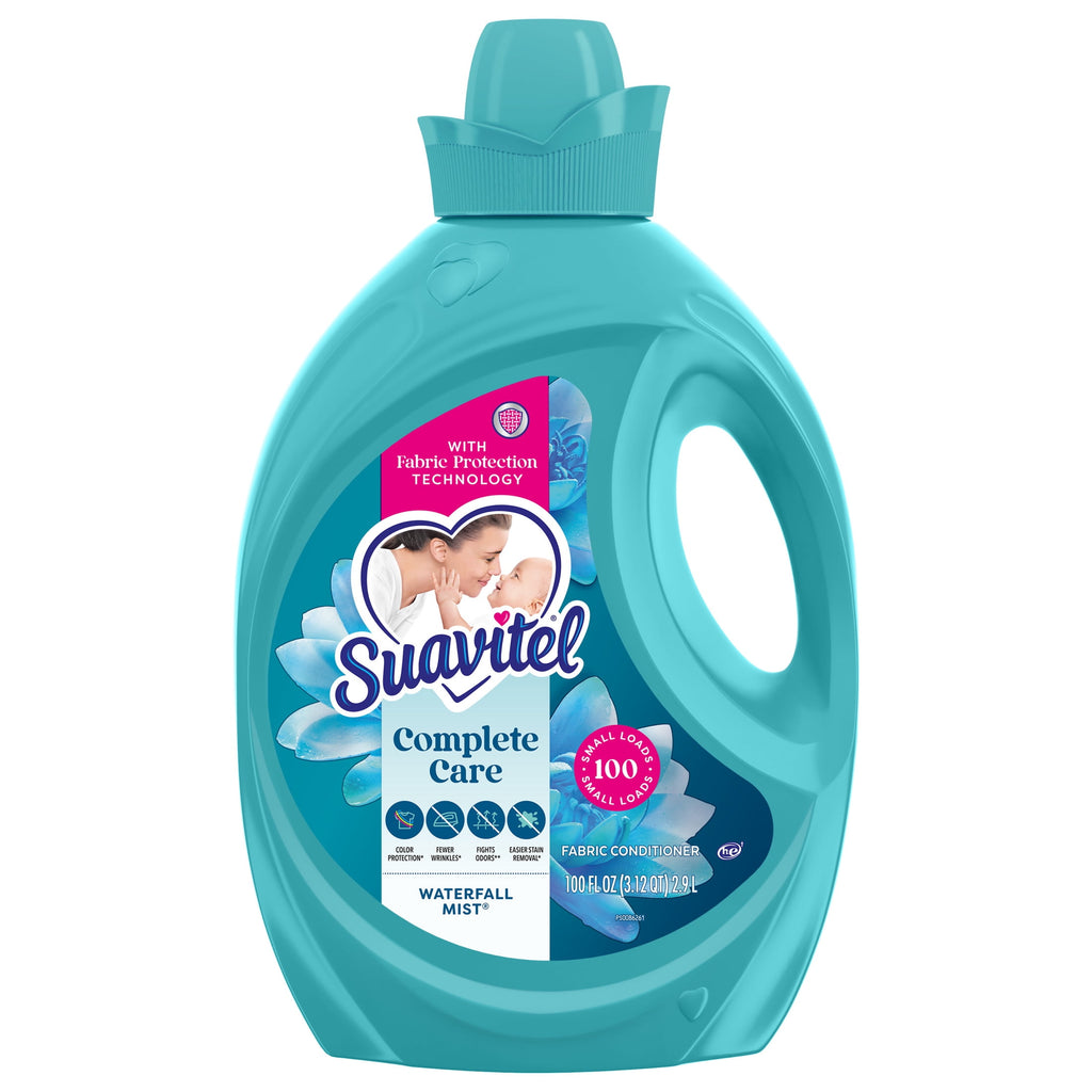 Suavitel Complete Liquid Fabric Softener Waterfall Mist Scent 100 fl oz