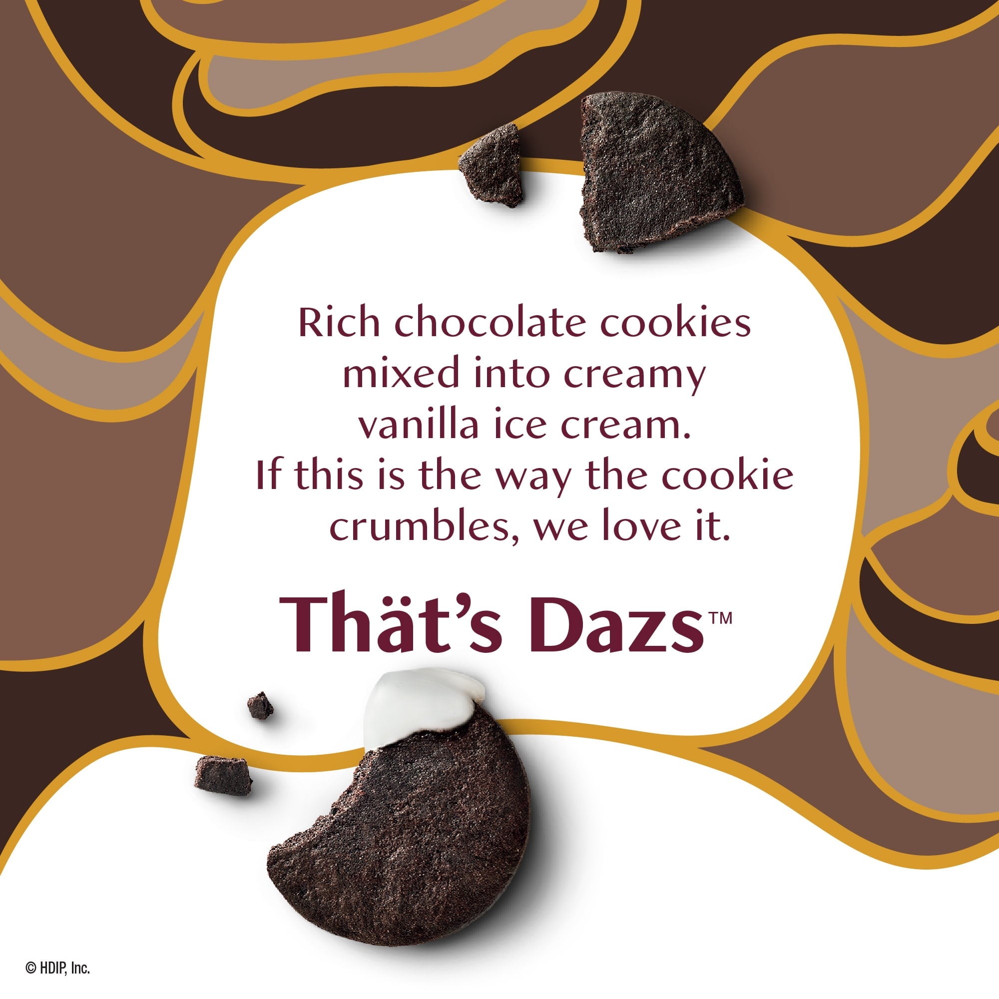 Häagen-Dazs Cookies & Cream Ice Cream 14 Oz Tub