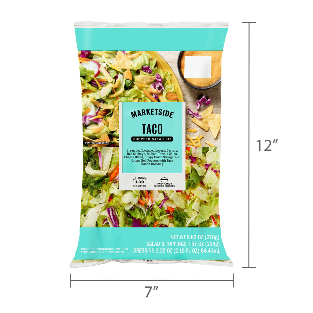Fresh Marketside Taco Chopped Salad Kit 9.82 Oz Bag