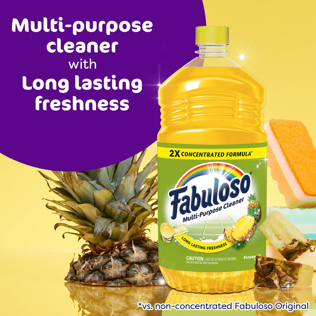 Fabuloso 2X Multi-Purpose Cleaner Pineapple Scent 56 fl oz
