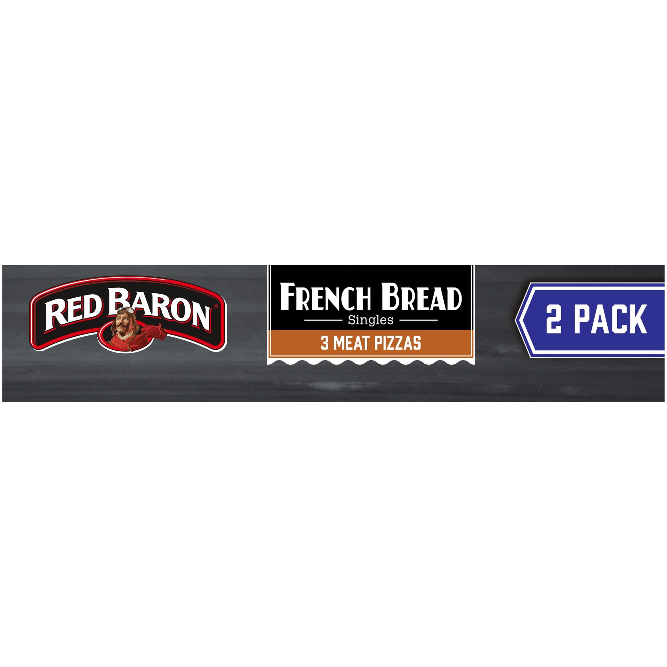 Red Baron 3 Meat French Bread Frozen Personal Pizza 11.01 Oz 2 Pack