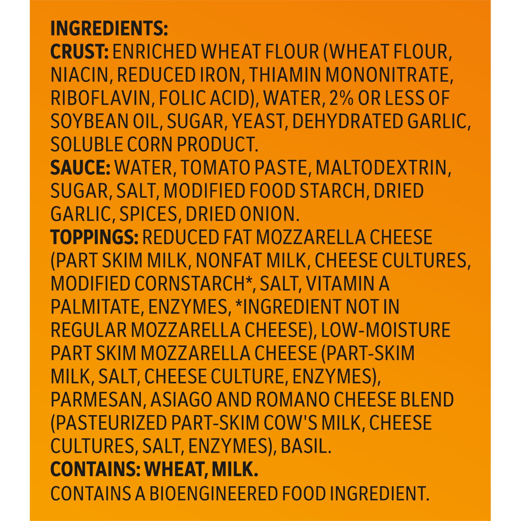 Lean Cuisine Four Cheese Thin Crust Frozen Pizza 6 Oz