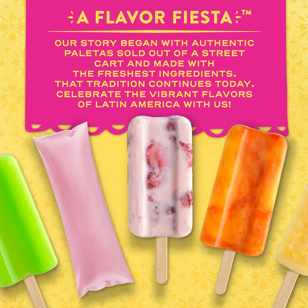 Helados Mexico Minis Strawberry Coconut Mango Ice Cream Bars Variety Pack 12 Count 18 Fl Oz