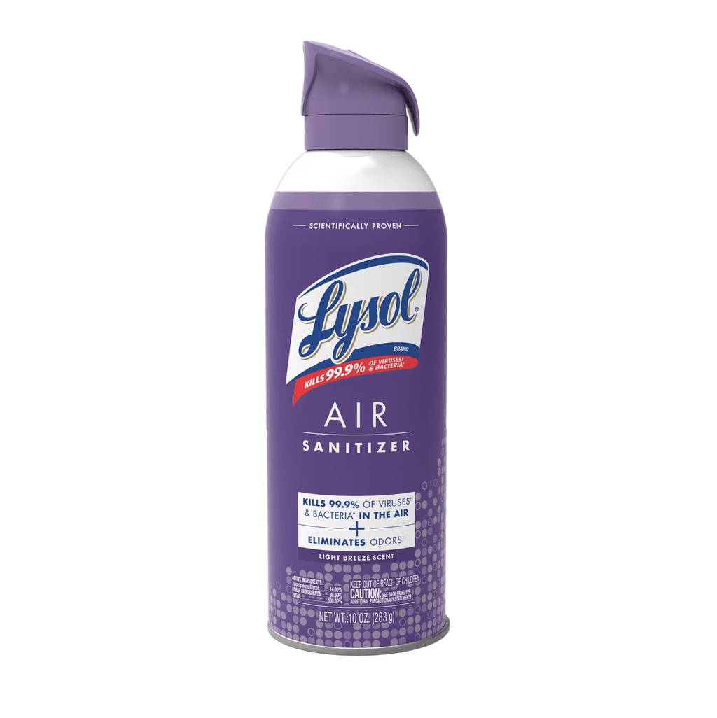 Lysol Air Sanitizer Spray Light Breeze Scent 10 oz