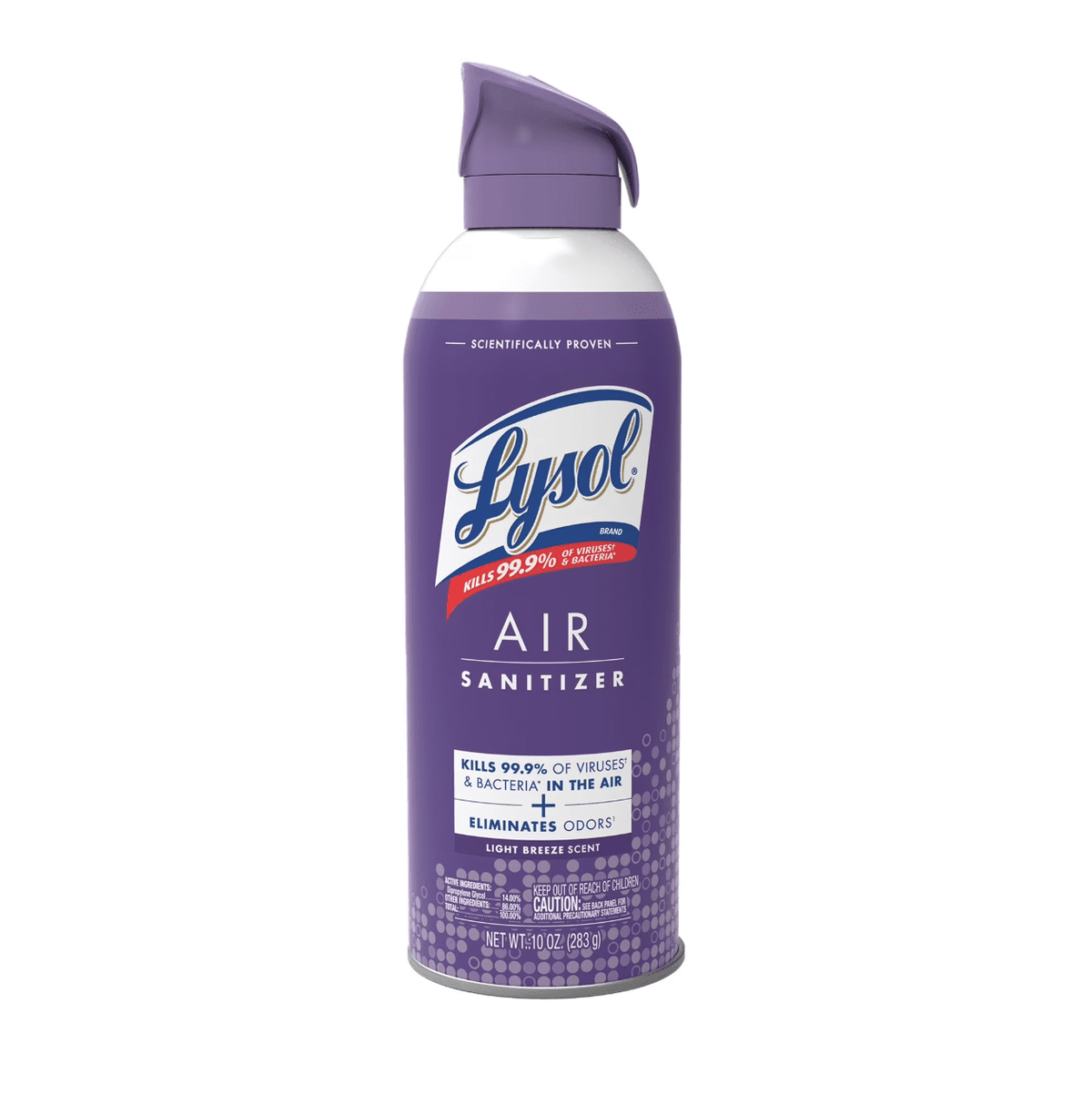 Lysol Air Sanitizer Spray Light Breeze Scent 10 oz