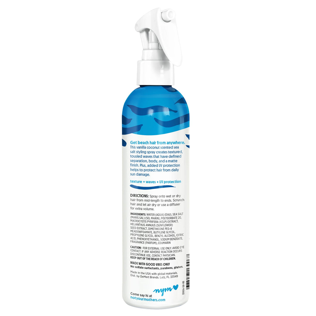 Not Your Mother's Beach Babe Texturizing Sea Salt Spray Tropical Vanilla Coconut 8 fl oz