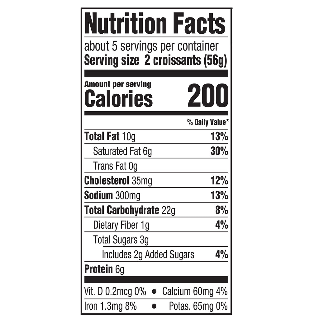 All Butter Mini Cheese Croissants 9.8 Oz 10 Count Marketside
