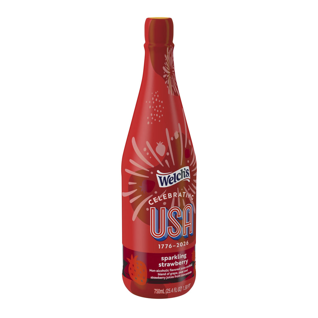 Welch's Non-Alcoholic Sparkling Strawberry Juice Cocktail 25.4 fl oz Bottle