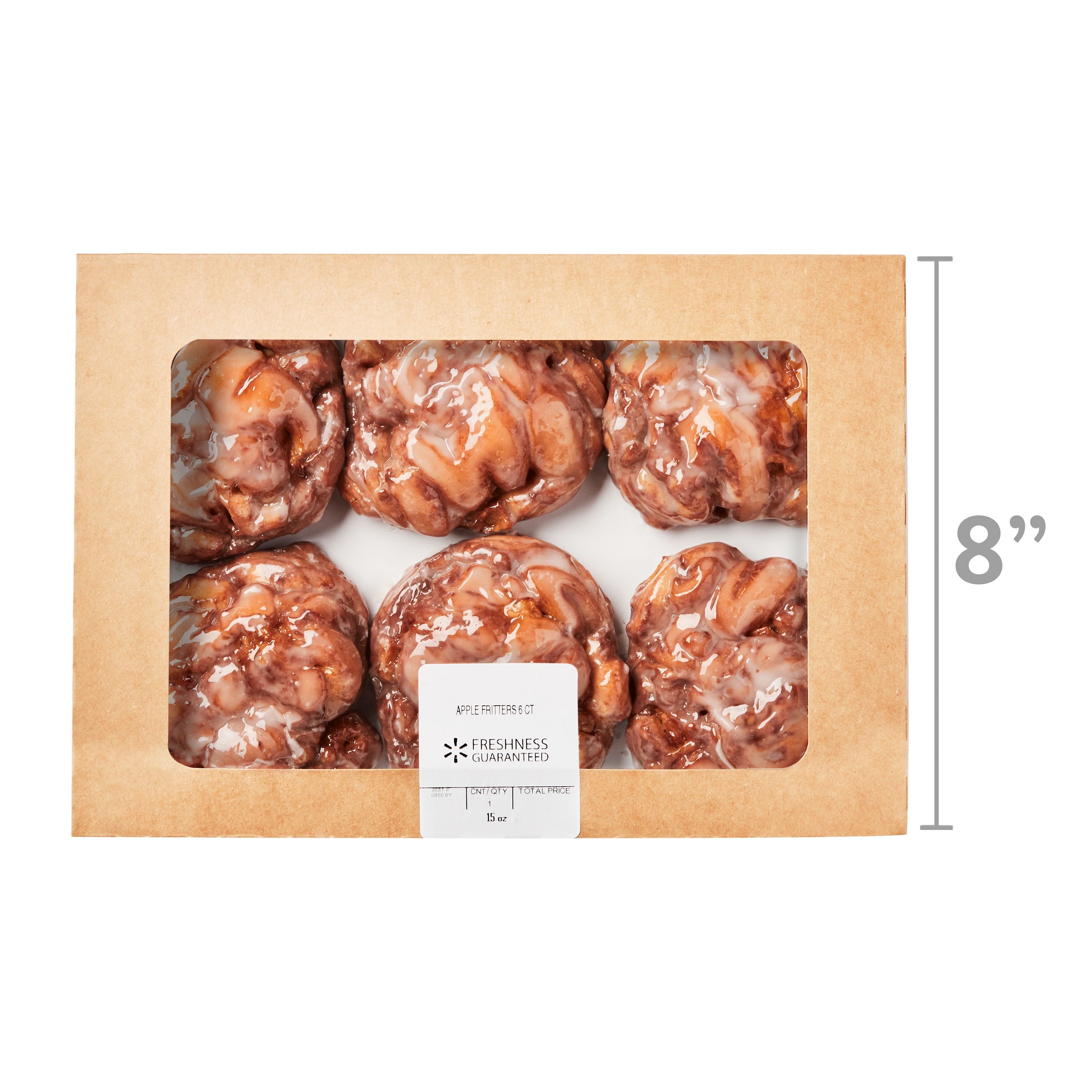 Apple Fritters 15 Oz 6 Count Freshness Guaranteed